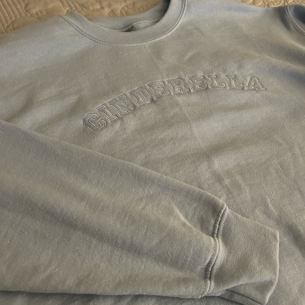 Cinderella Women's Crew Neck Sweater - Light Blue